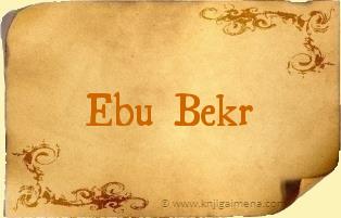 Ime Ebu Bekr